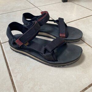 Teva Universal Trail Black Sport Hiking Sandals Womens Sz 9 40 EU